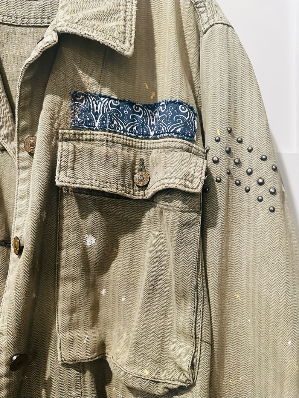 Free People Destructed Shacket - Picture 3 of 7